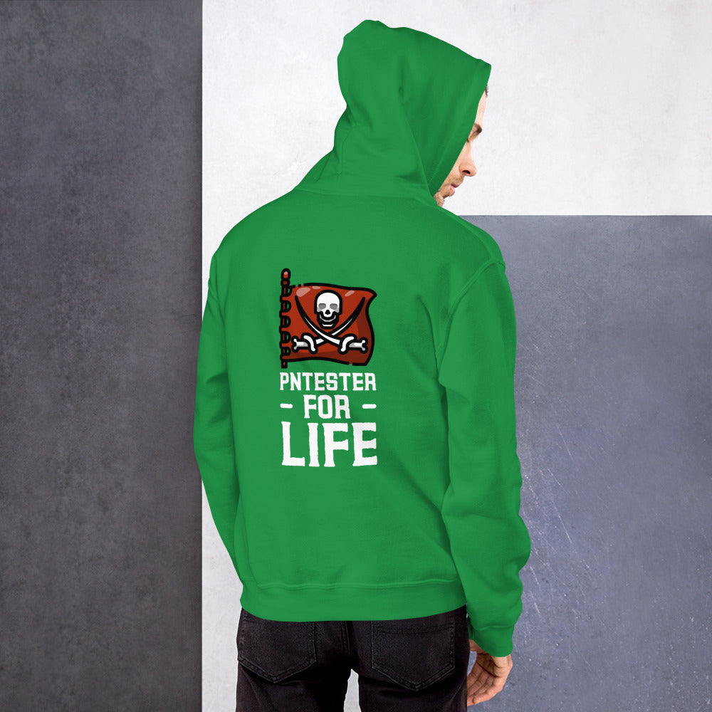 Pentester for life  - Unisex Hoodie (white text)