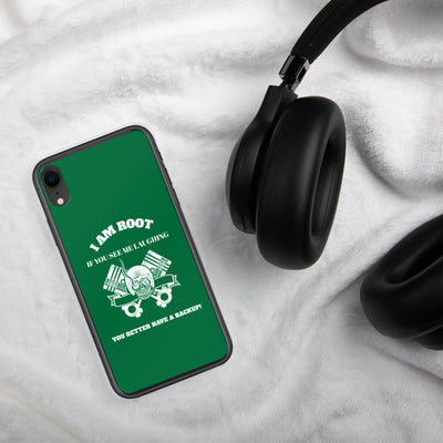 I Am Root If You See Me Laughing You Better Have A Backup - iPhone Case (green)
