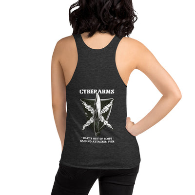 CyberArms - Women's Tri-Blend Racerback Tank