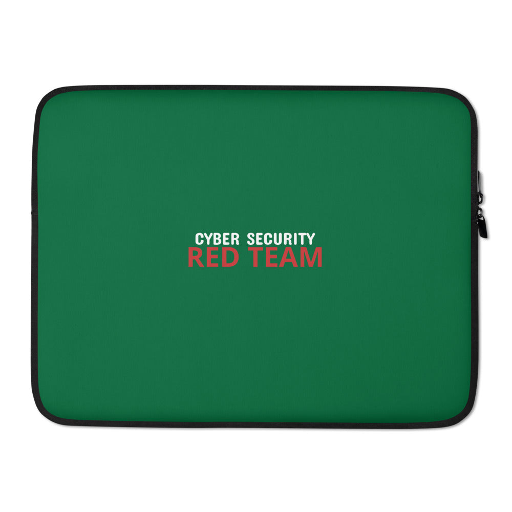 Cyber Security Red Team - Laptop Sleeve - 15 in (red)