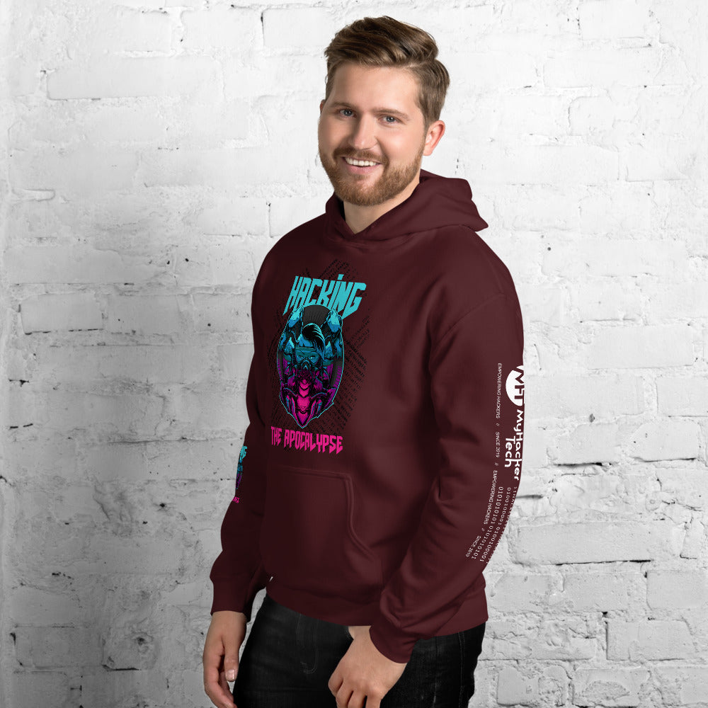 Hacking the apocalypse v1 - Unisex Hoodie (with all sides design)