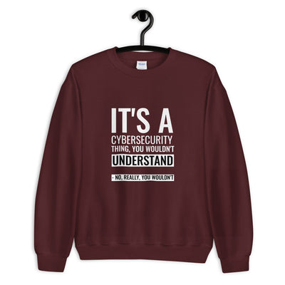 It's a Cybersecurity thing -  Unisex Sweatshirt