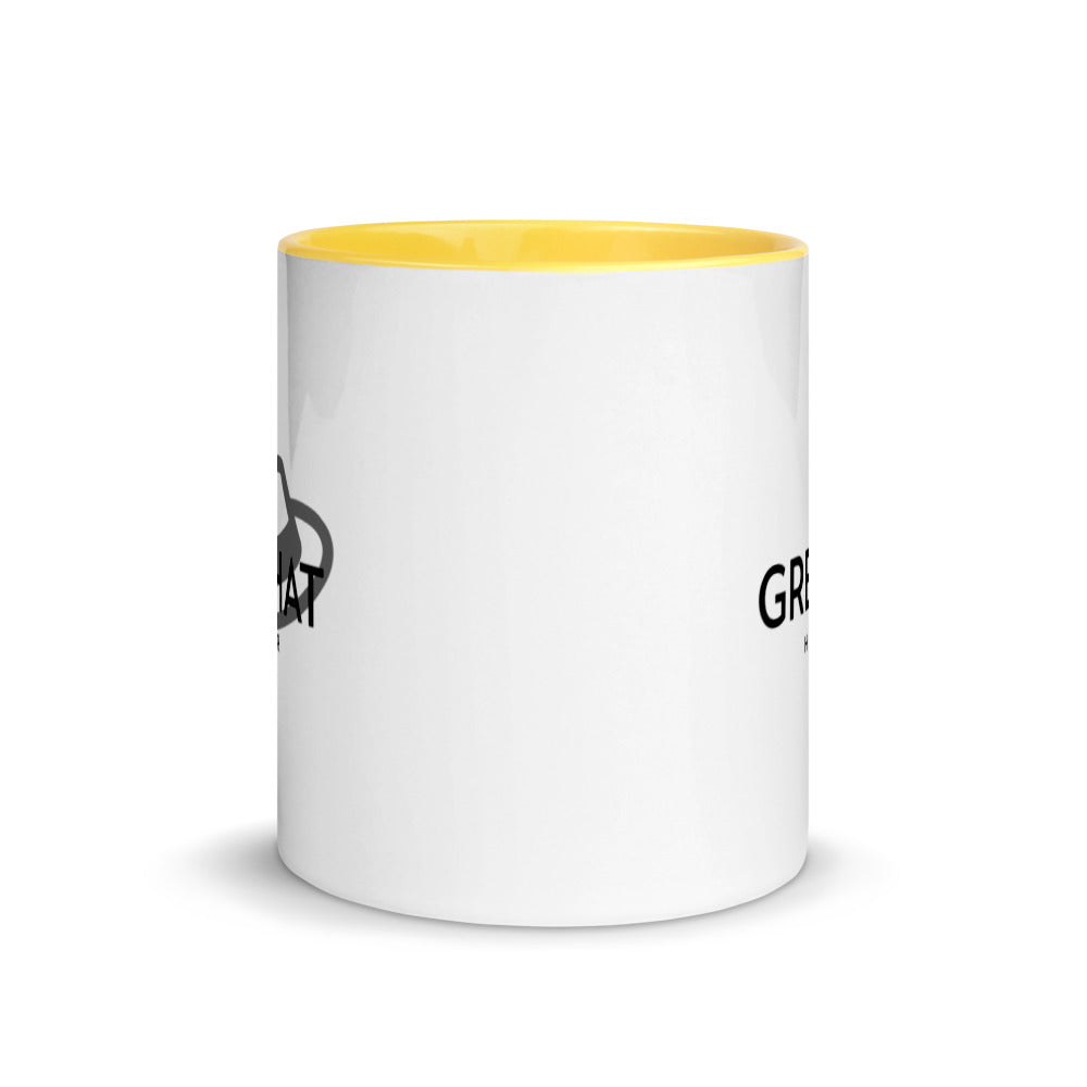 Grey Hat Hacker - Mug with Color Inside