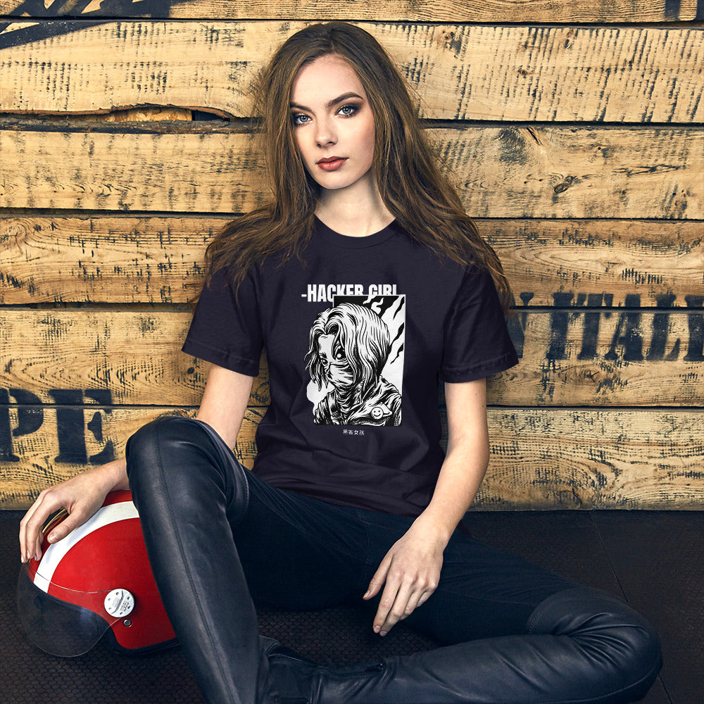Hacker girl - Short-Sleeve Unisex T-Shirt