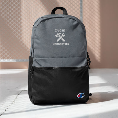 I void warranties - Embroidered Champion Backpack