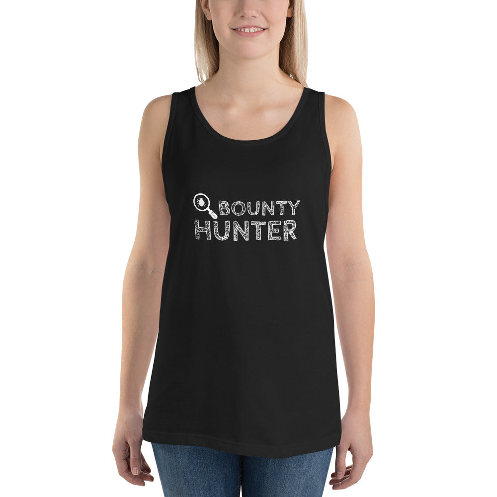 Bug bounty hunter - Unisex  Tank Top (white text)
