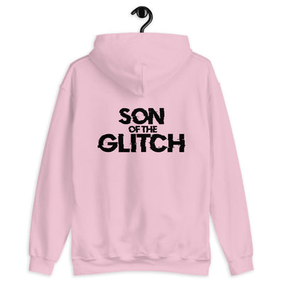 Son of the glitch - Unisex Hoodie (black text)