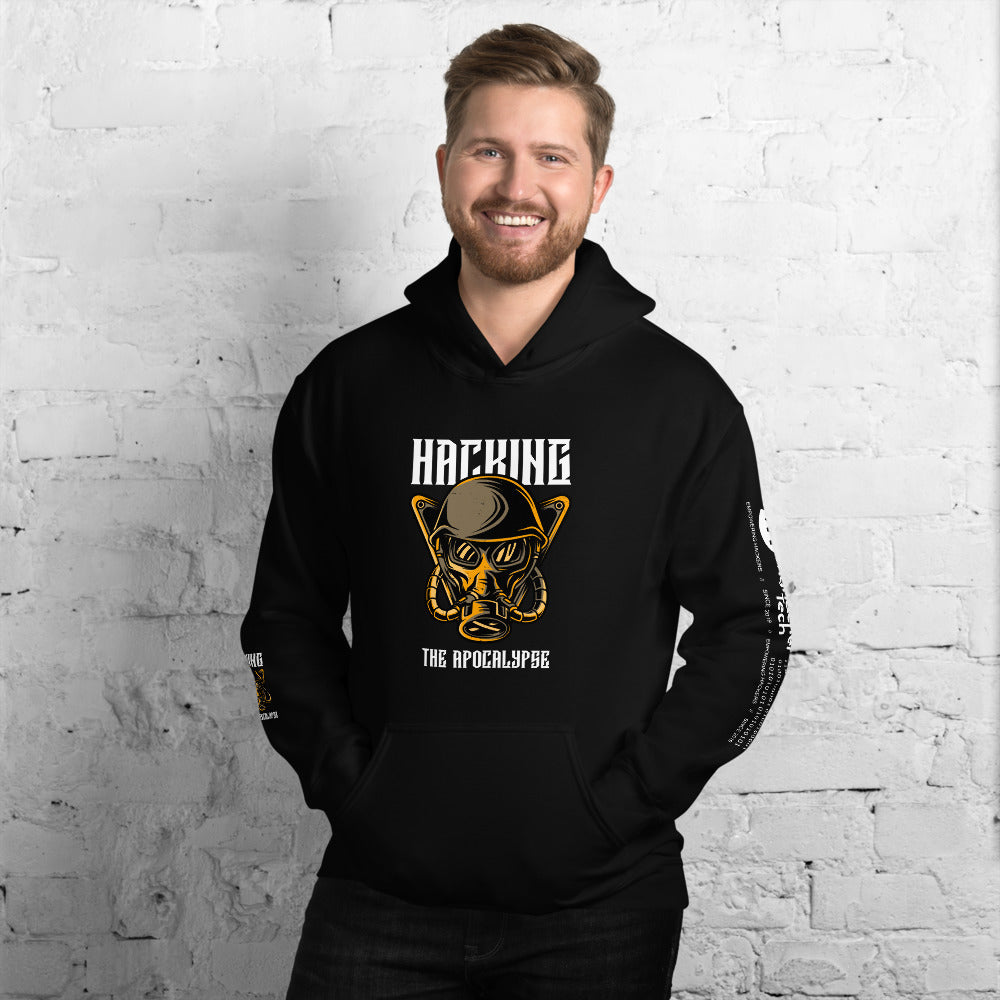 Hacking the apocalypse - Unisex Hoodie (with all sides design)