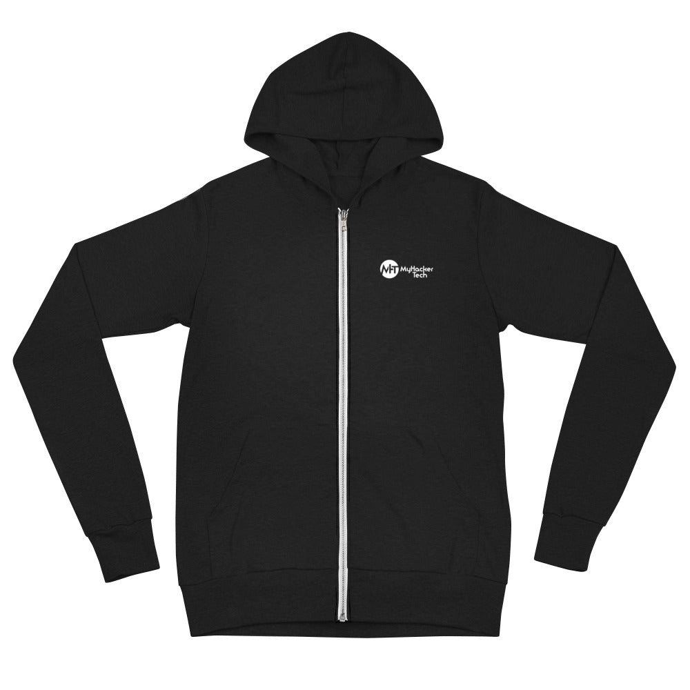MyHackerTech Classic - Unisex zip hoodie