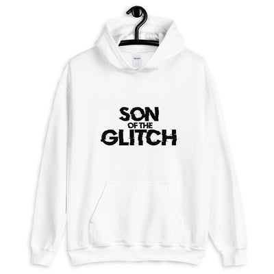 Son of the glitch - Unisex Hoodie (black text)