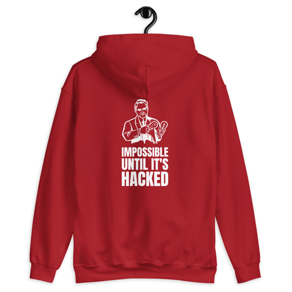 Impossible until it's hacked - Unisex Hoodie