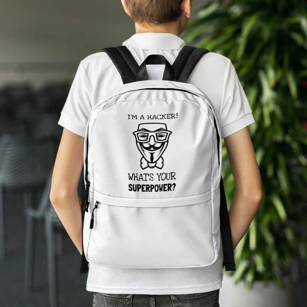 I'm a hacker! What's your superpower? - Backpack