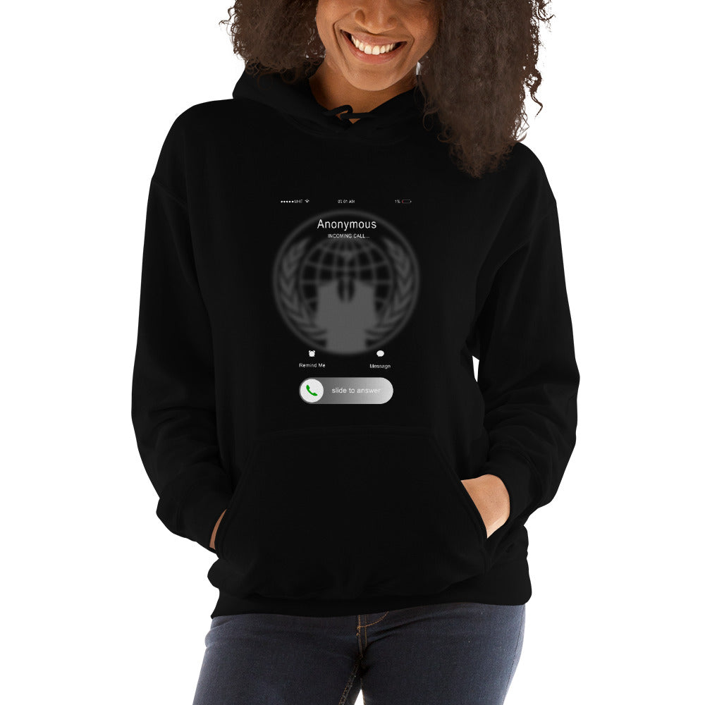 Anonymous incoming call  - Unisex Hoodie