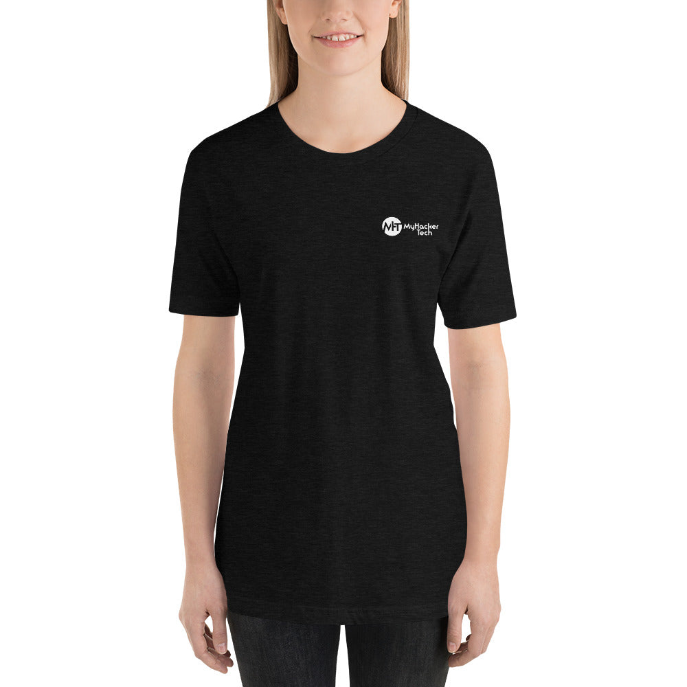 Hacking the apocalypse v2 - Short-Sleeve Unisex T-Shirt (with back design)