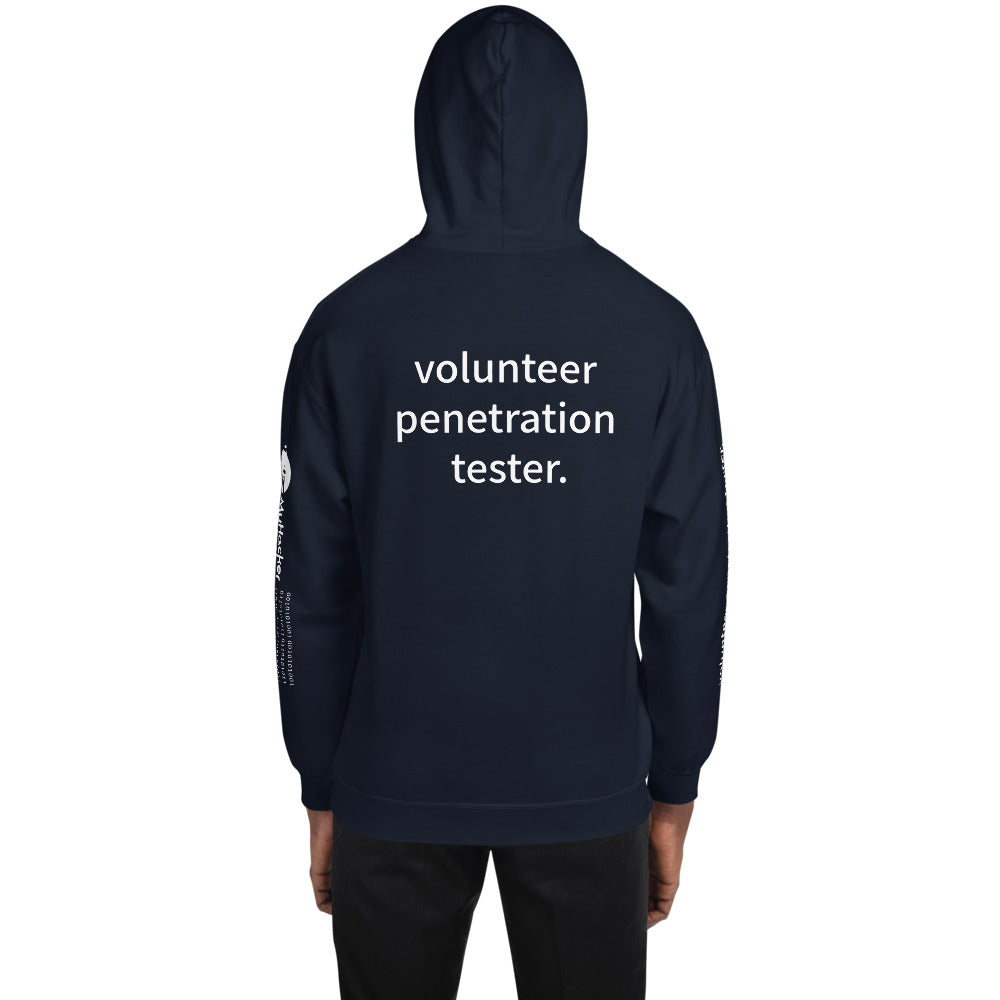 volunteer  penetration  tester - Unisex Hoodie (with all sides designs)