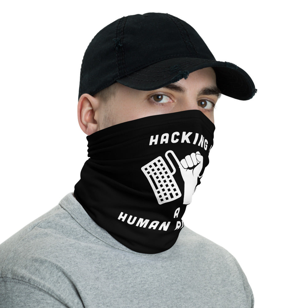 Hacking is a human right - Neck Gaiter