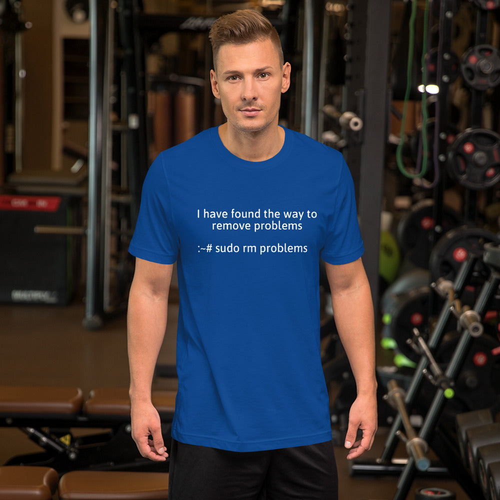 I have found the way to remove problems - Short-Sleeve Unisex T-Shirt (White text)