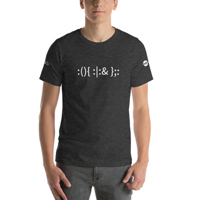 Linux Hackers - Bash Fork Bomb - Text Short-Sleeve Unisex T-Shirt