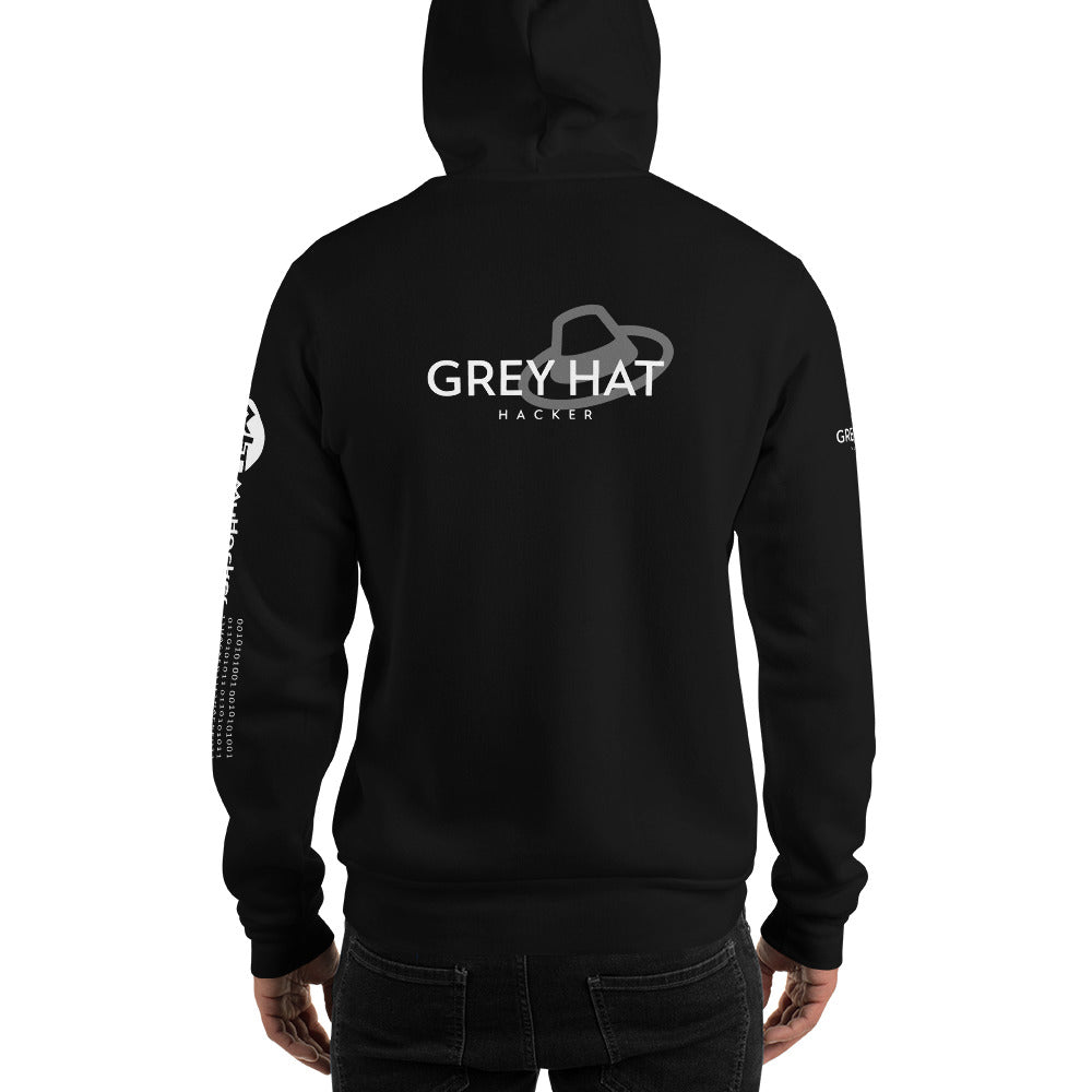 Grey Hat Hacker - Unisex Hoodie (all sides print)