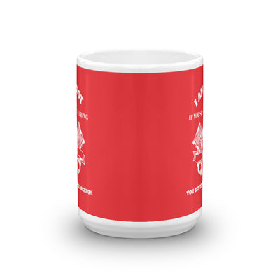 I Am Root If You See Me Laughing You Better Have A Backup - Mug (red)