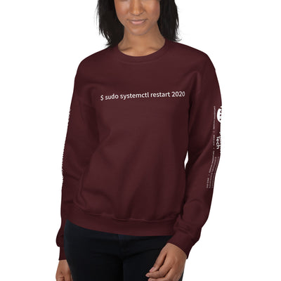 $ sudo systemctl restart 2020 - Unisex Sweatshirt (with all sides design)