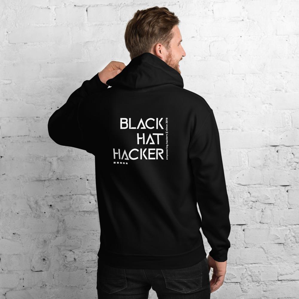 Black Hat Hacker v1 - Unisex Hoodie (back print)