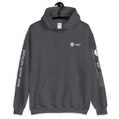 Linux Tweaks - world not found - Unisex Hoodie (with all sides designs)