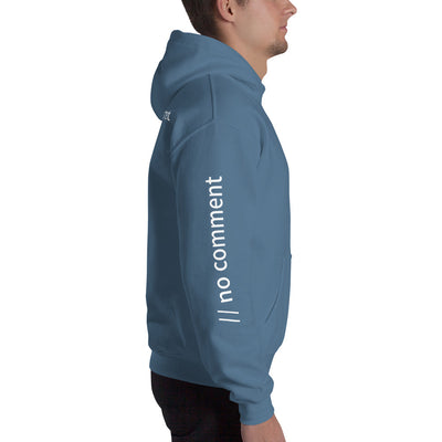// no comment - Unisex Hoodie (with all sides design)