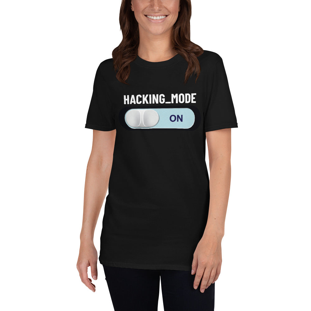 Hacking mode ON - Short-Sleeve Unisex T-Shirt