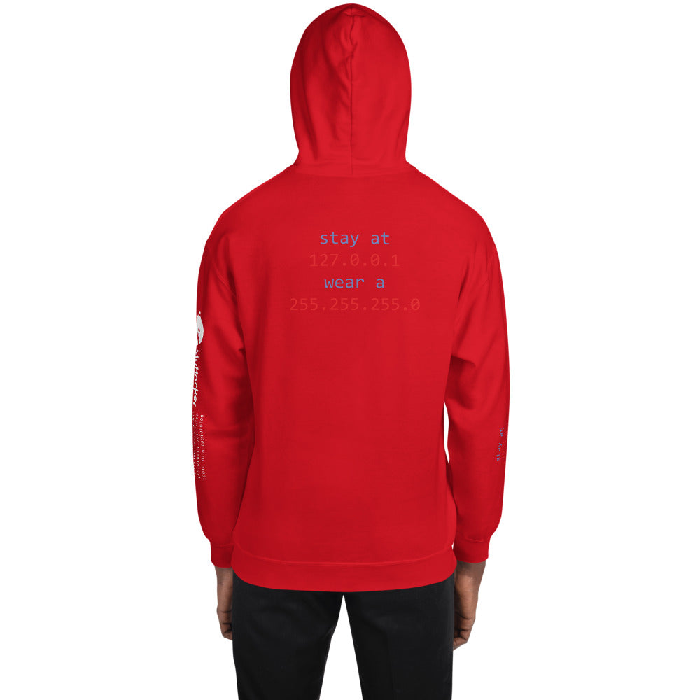 stay at at home, wear a mask v1 - Unisex Hoodie (with all sides designs)