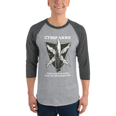 CyberArms - 3/4 sleeve raglan shirt