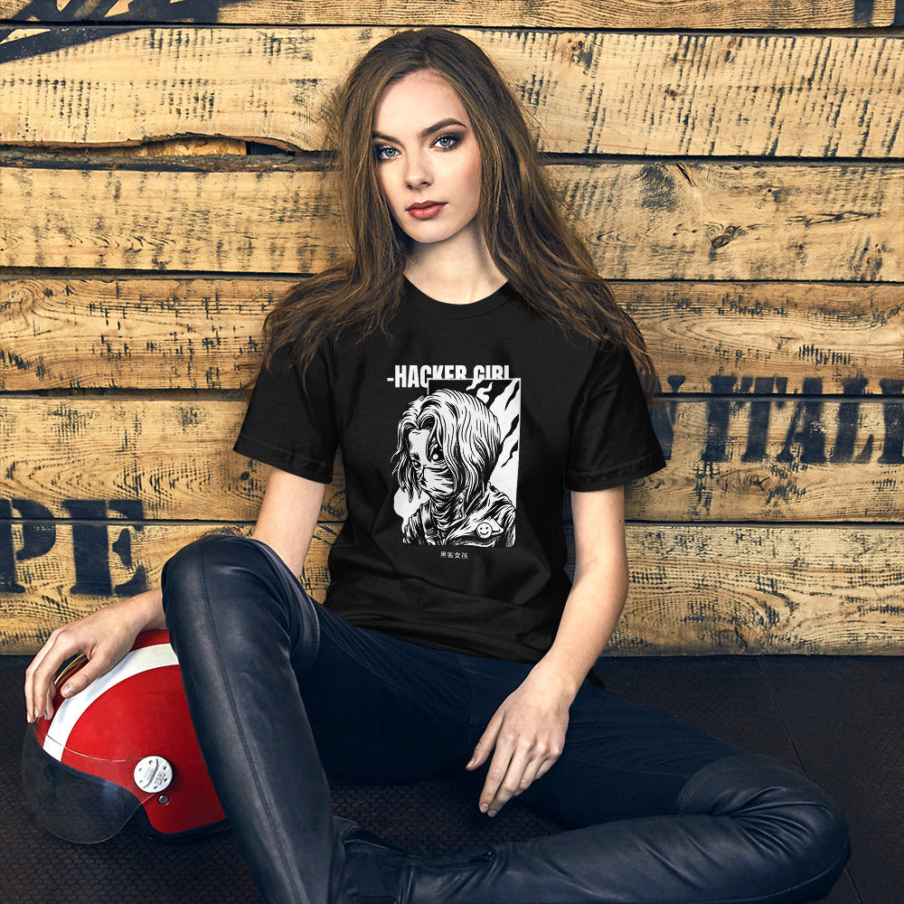 Hacker girl - Short-Sleeve Unisex T-Shirt