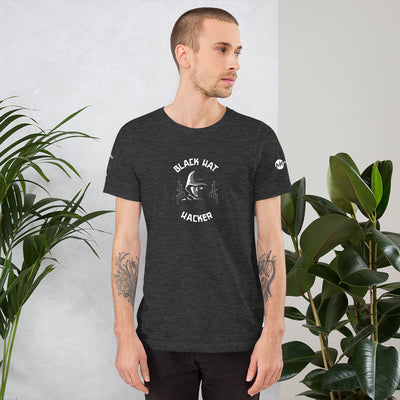 Black Hat Hacker - Short-Sleeve Unisex T-Shirt (print on all sides )