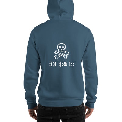 Bash Fork Bomb Linux - Unisex Hoodie (white text)
