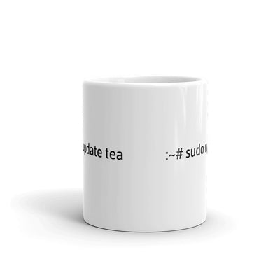"sudo update tea" Hacker Mug (White)
