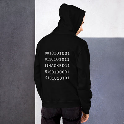Hacked - Unisex Hoodie (white text)