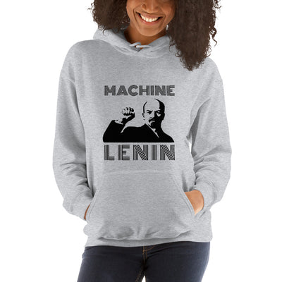 Machine Lenin - Unisex Hoodie (black text)