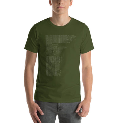 Hex dump - Short-Sleeve Unisex T-Shirt