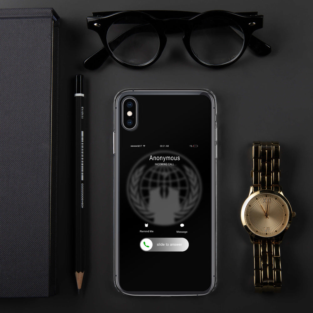 Anonymous incoming call  - iPhone Case