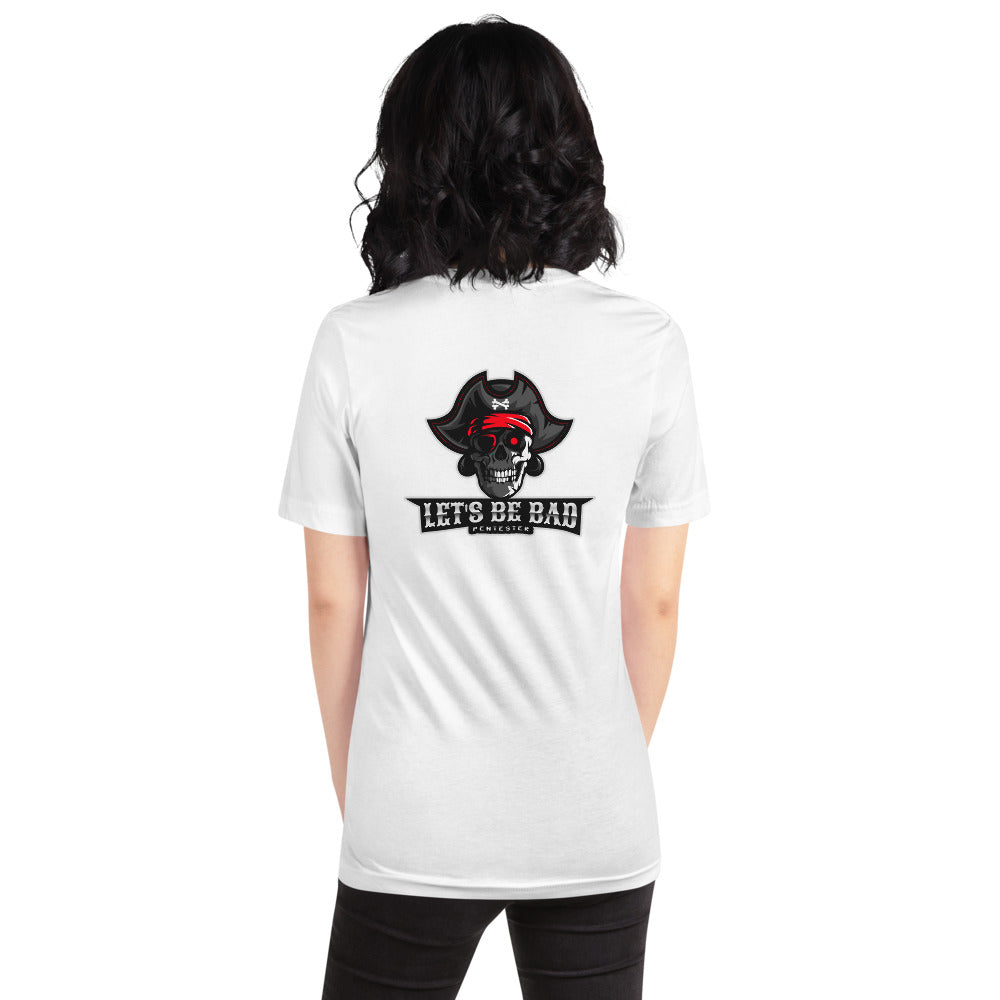 Let's be bad - Short-Sleeve Unisex T-Shirt (white)