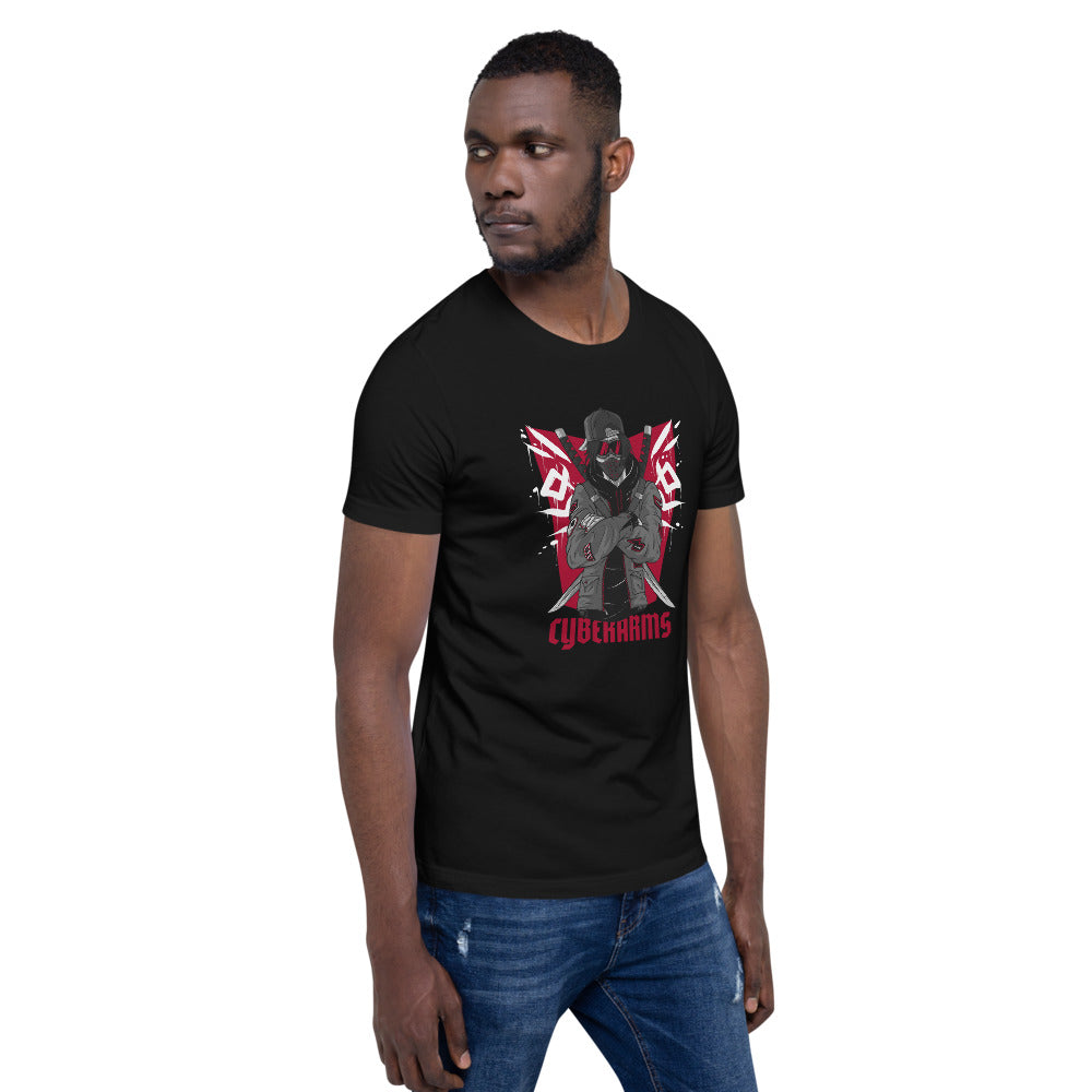 CyberArms - Short-Sleeve Unisex T-Shirt (red)