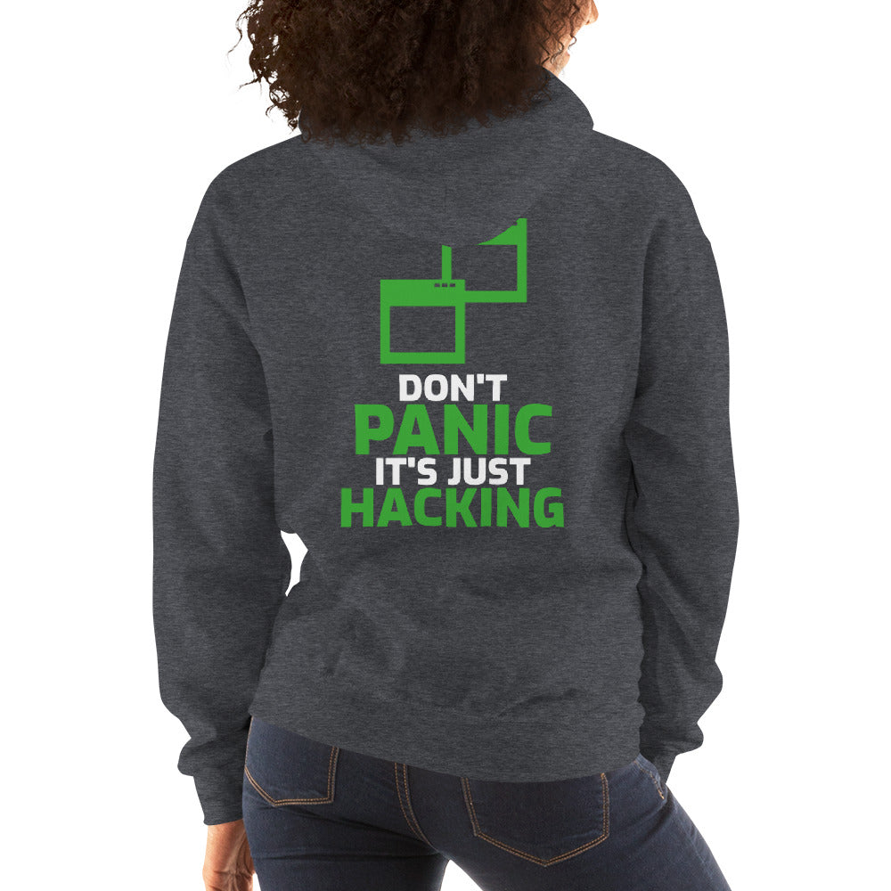 Don't panic it's just hacking - Unisex Hoodie