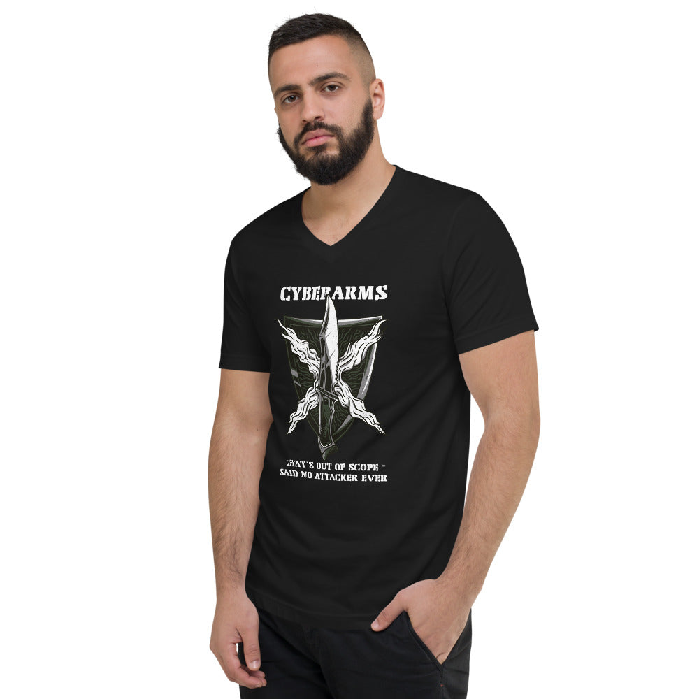 CyberArms - Unisex Short Sleeve V-Neck T-Shirt
