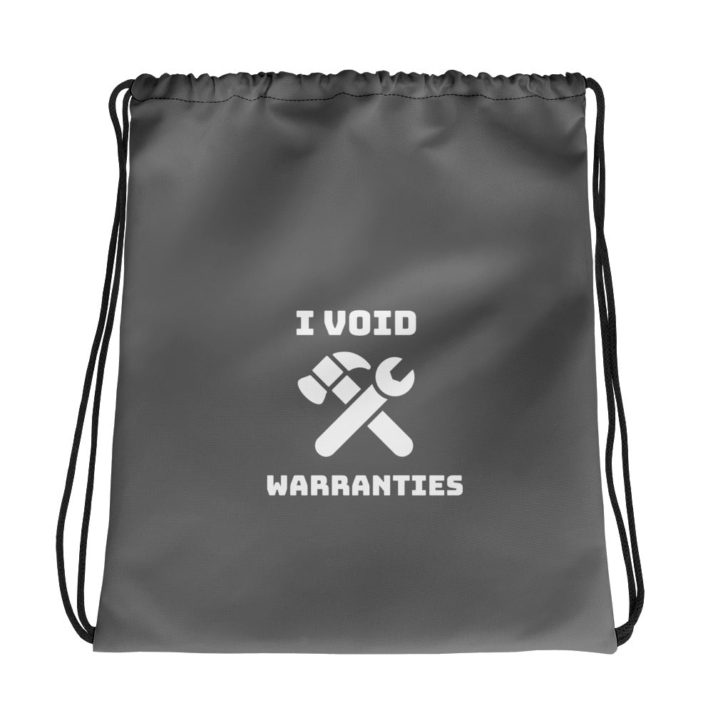 I void warranties - Drawstring bag (grey)