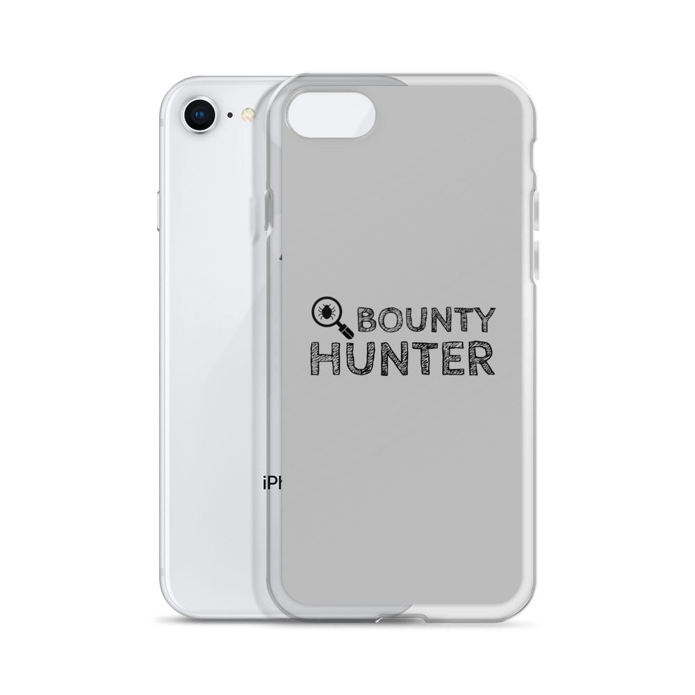 Bug bounty hunter - iPhone Case (black text)