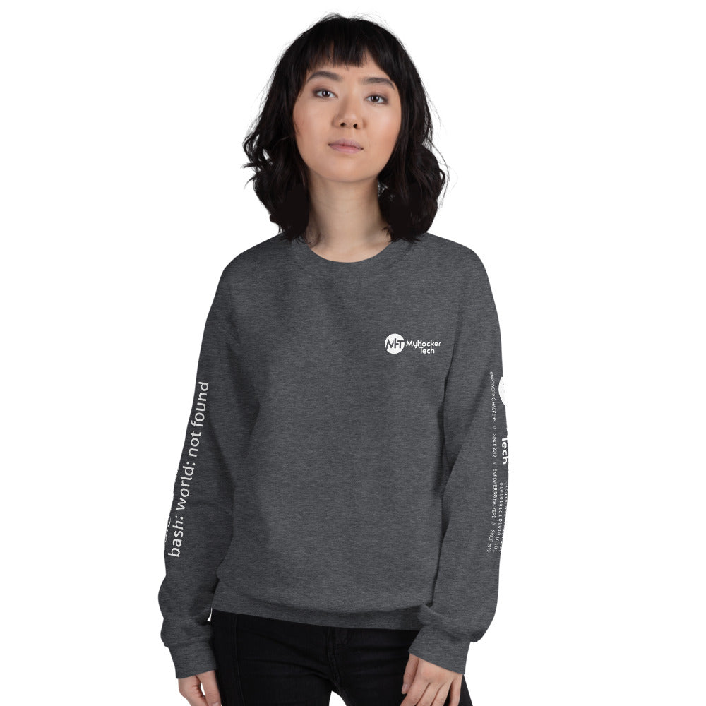 Linux Tweaks - world not found - Unisex Sweatshirt ( with all sides designs)