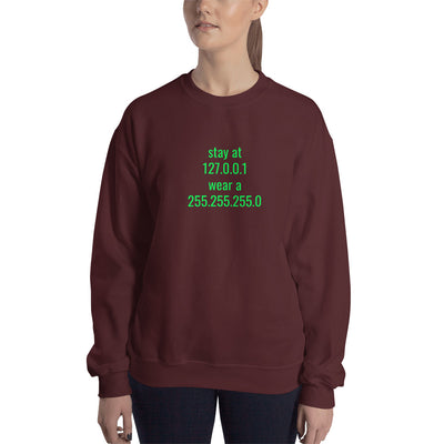 stay at at home, wear a mask - Unisex Sweatshirt