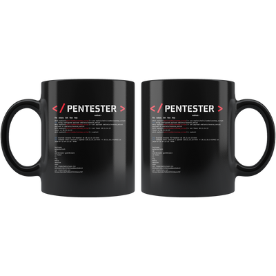 Pentester v1 - Black 11oz Mug