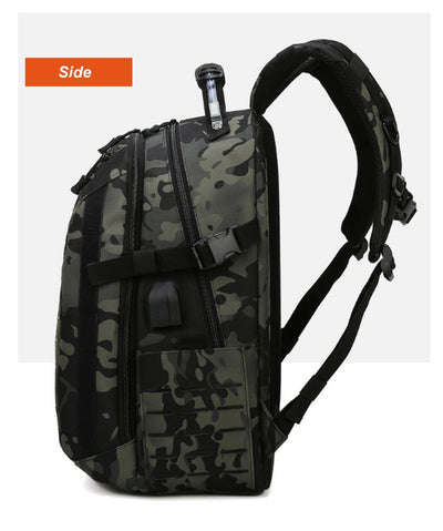 USB Tactical Backpack Hiking Military Bag Camping Rucksack Sport Backpacks Travelling Hiking Outdoor Bags Army Molle Bag