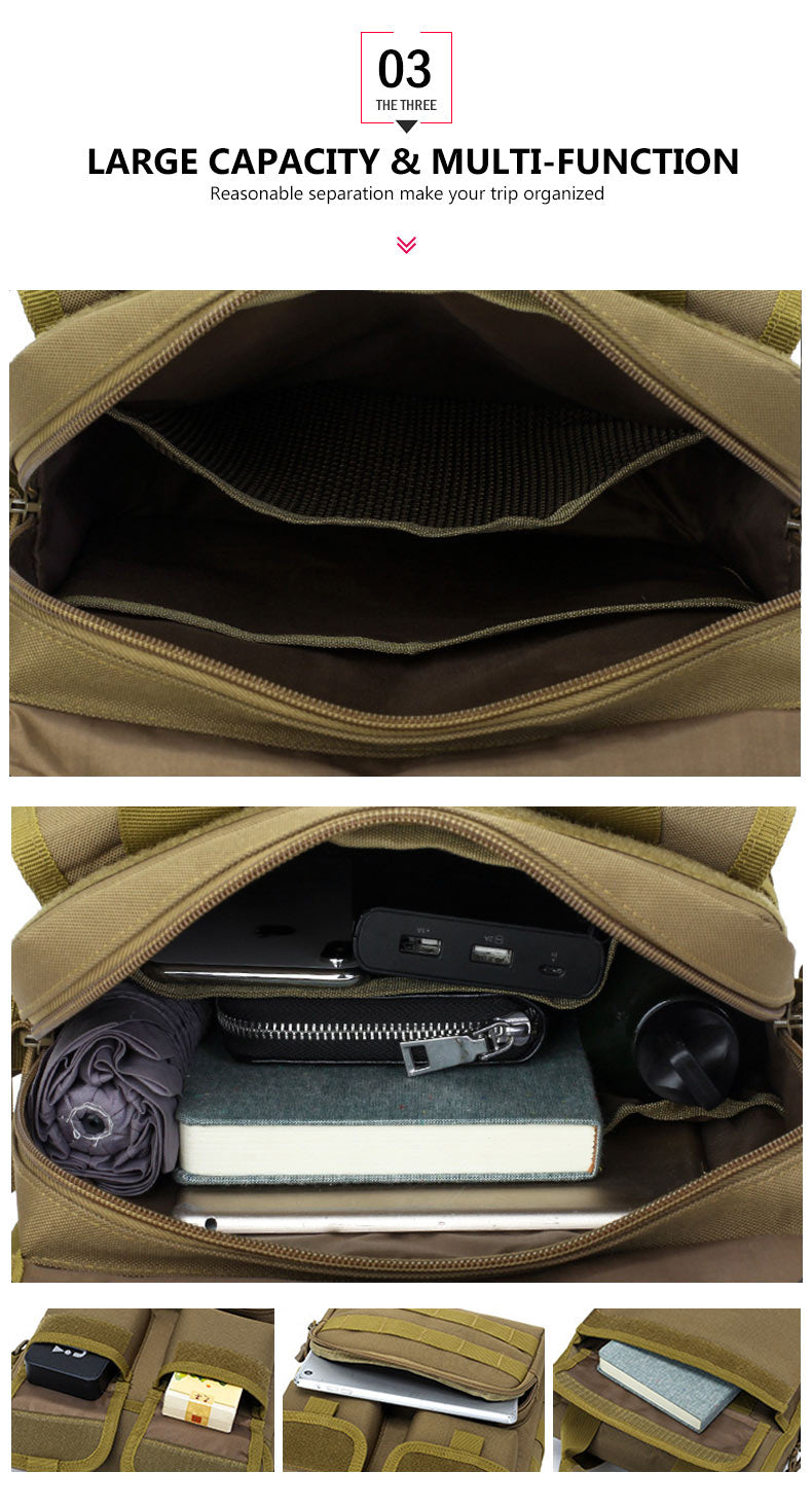 Men Military Tactical Bag Molle Messenger Shoulder Bags Waterproof Male Camouflage Single Belt Sack Handbags Outdoor